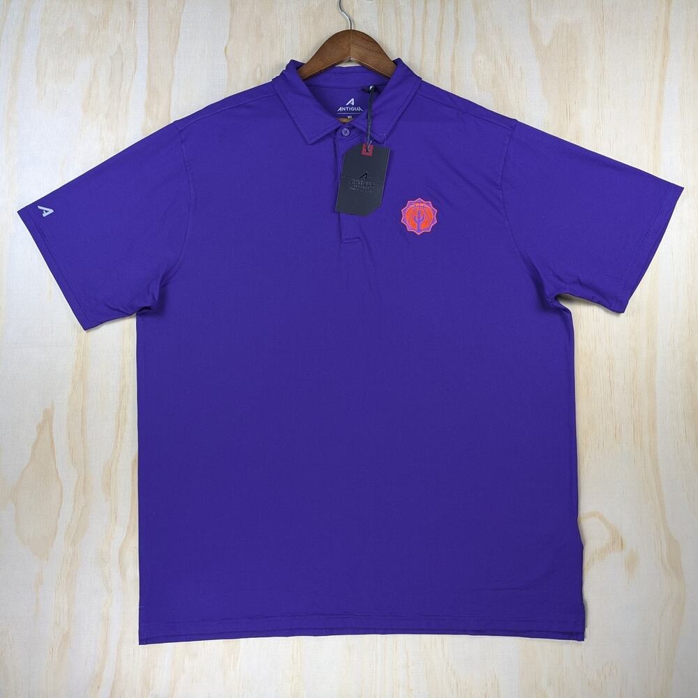 Antigua Men's XL Valley Suns Polo Shirt Purple Era Golf NBA G League NWT